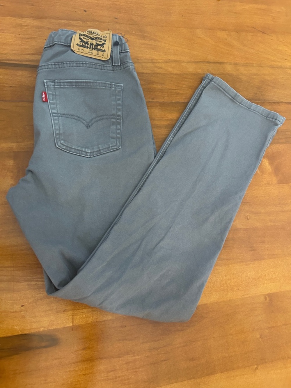 Levi's 511 slim boys Gray Pants Size 20